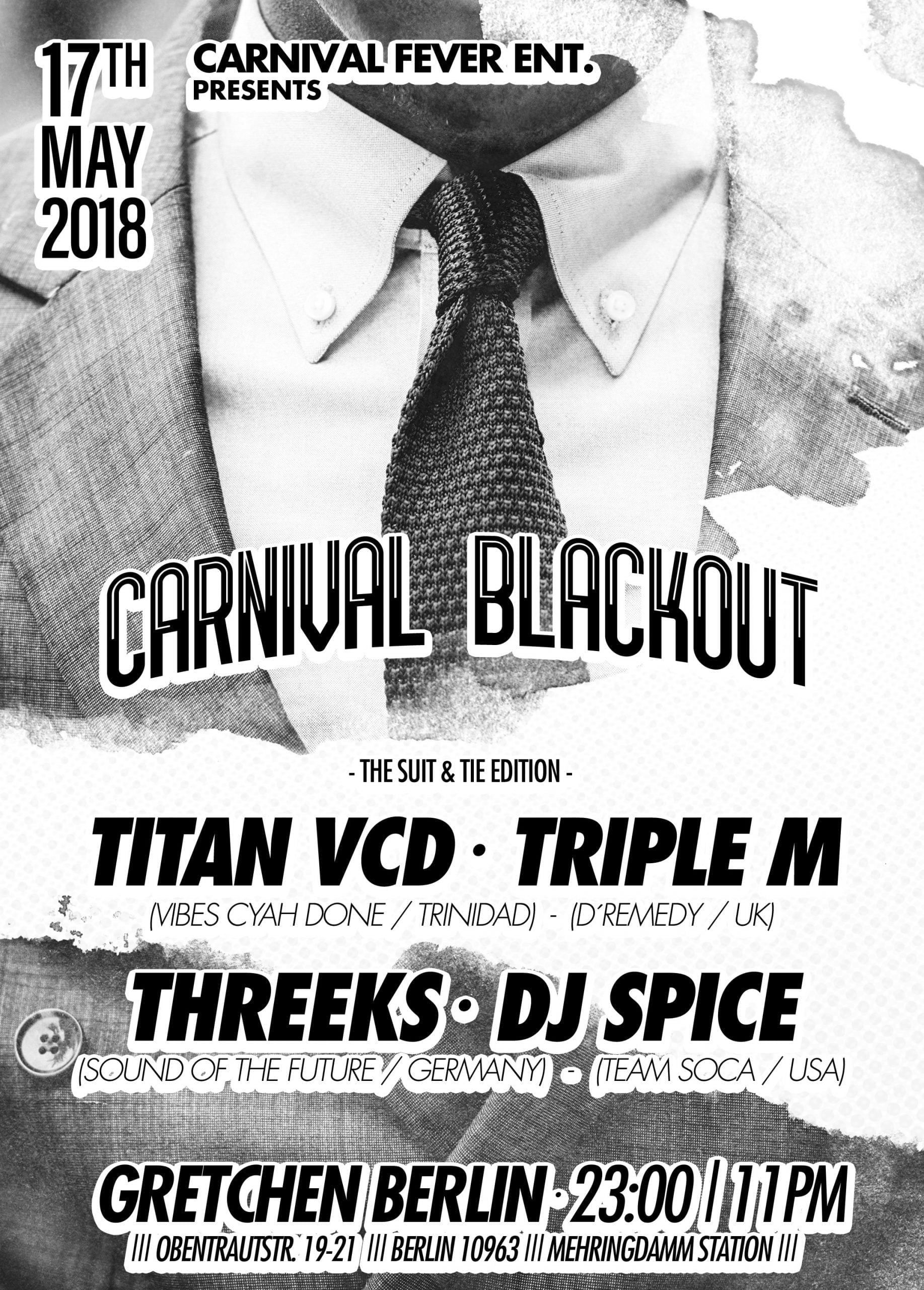 Carnival Blackout: The Suit & Tie Edition
