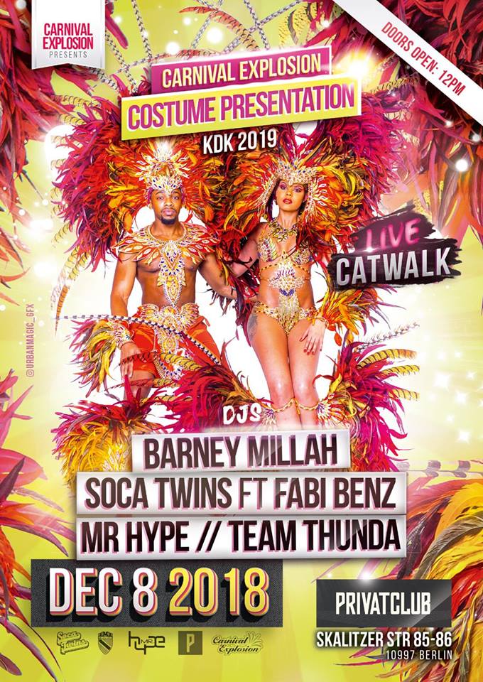 Costume Presentation for Berlin Carnival 2019!