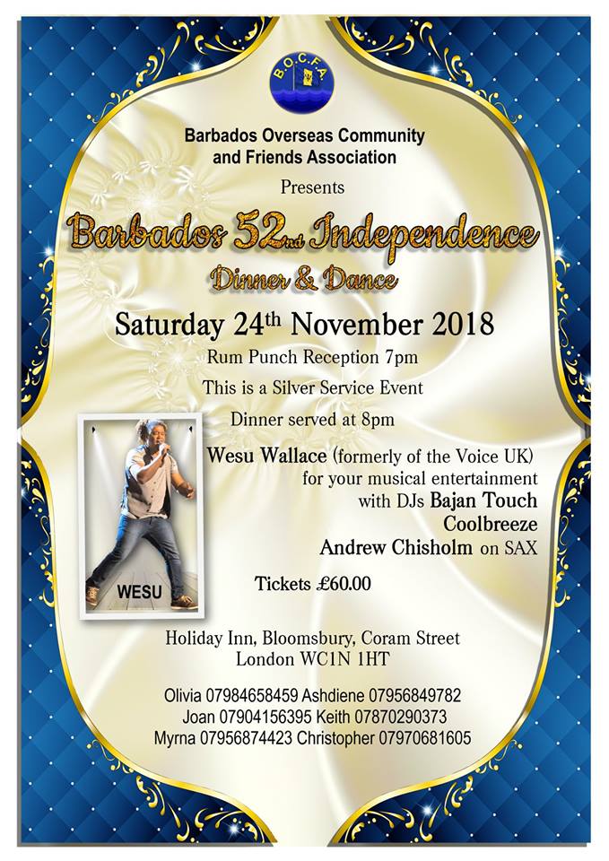 Barbados 52nd Independence Dinner & Dance