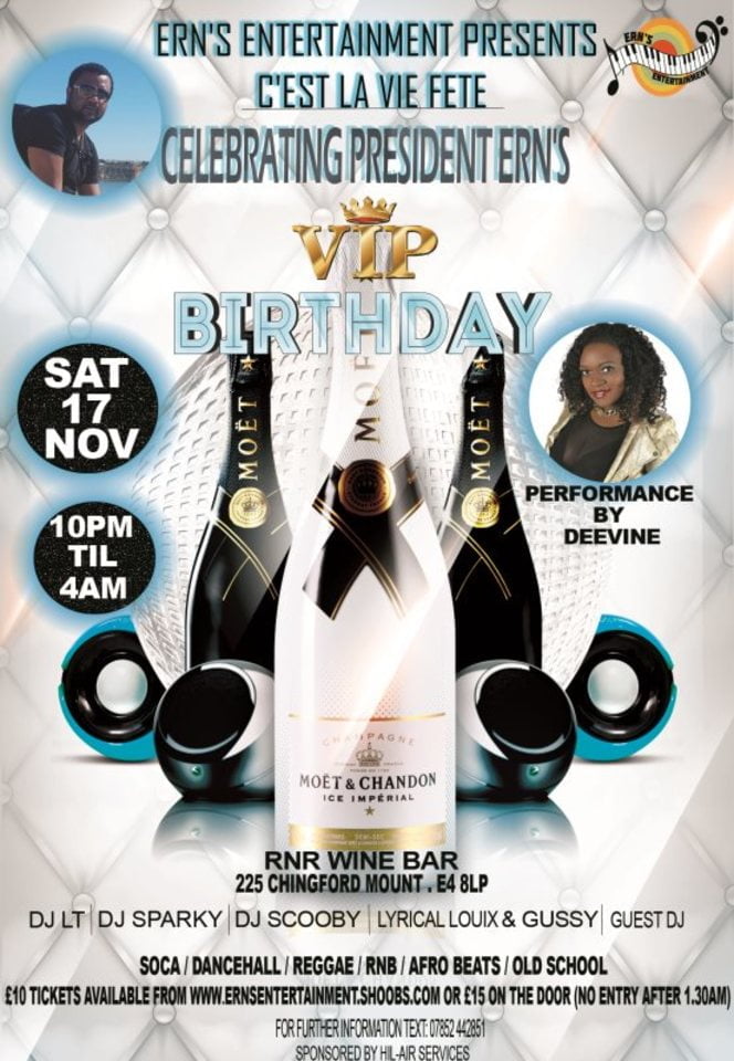 C’est La Vie Fete – President Ern’s VIP Birthday