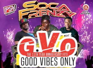 Soca Frenzy – GVO -11th Year Anniversary Fete