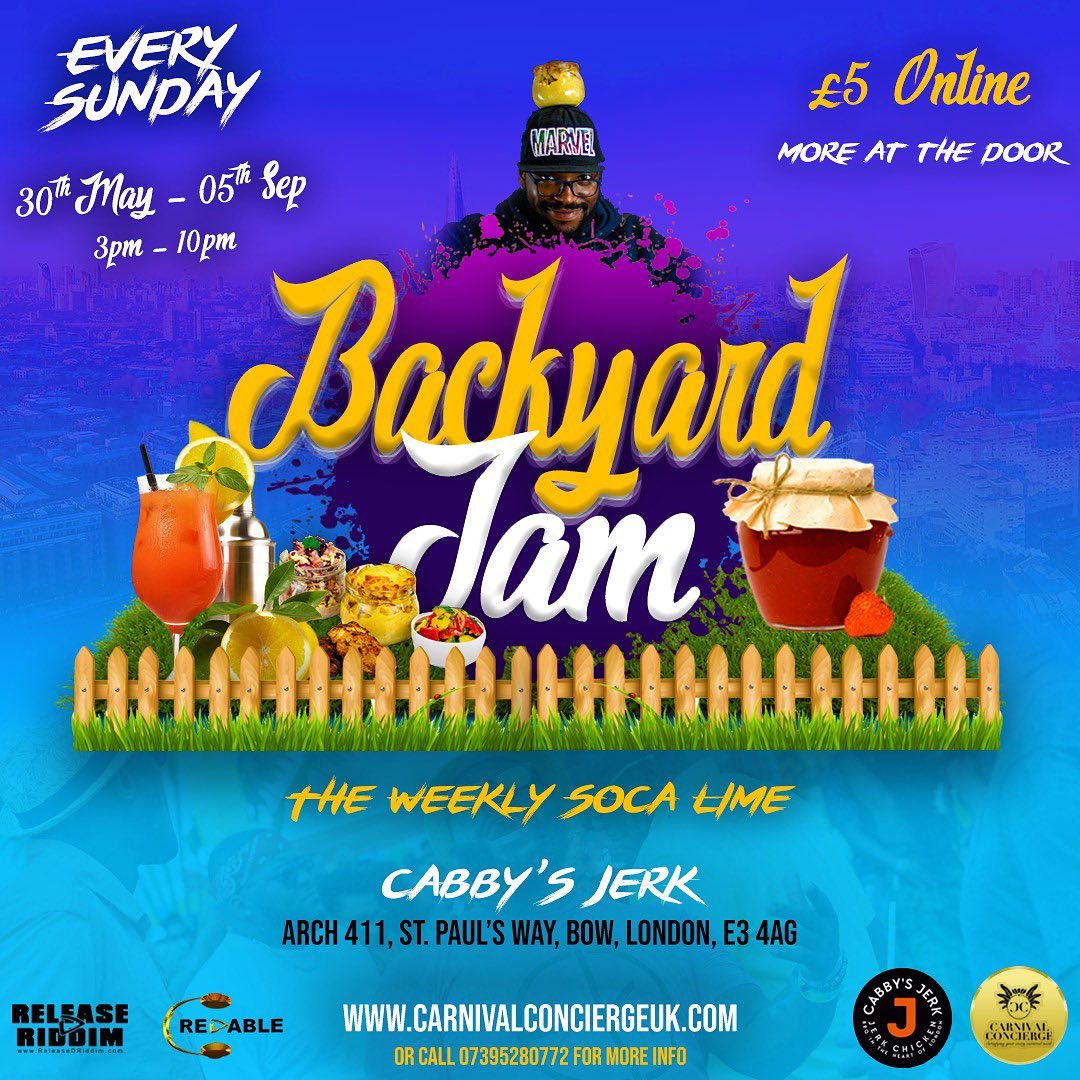 Soca Events - Backyard Jam - The Weekly Soca Lime