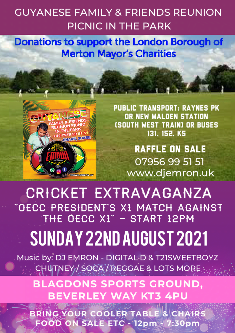 Guyanese Family & Friends Reunion Picnic in the Park