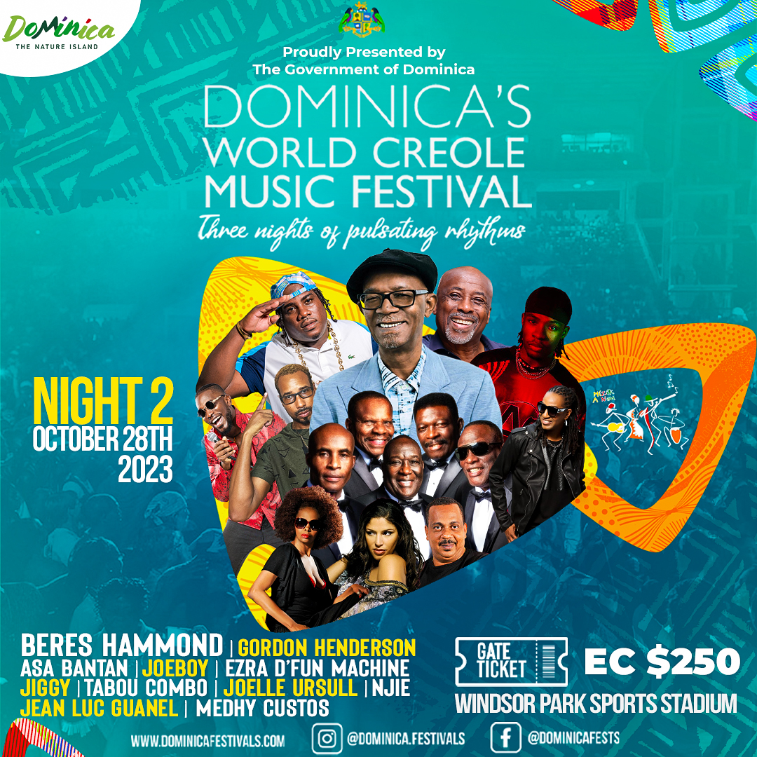 Soca Events Dominica S World Creole Music Festival 2023   World Creole Music Festival 2023 28.10.2023 