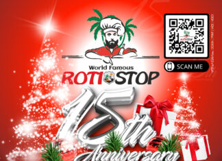 Roti Stop 15th Anniversay x Xmas Launch Party
