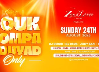 Zouk Love London – Zouk Kompa & Gouyad Only