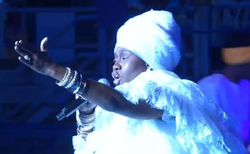 Terri Lyons takes the National Calypso Monarch with Blessings